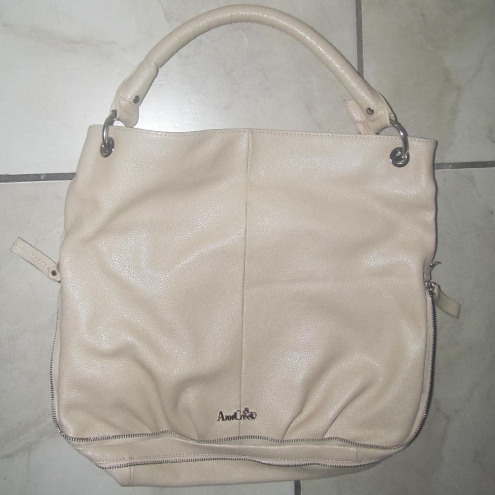 Ann Creek 'Gennifer' Leather Tote Bag